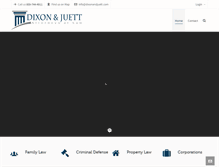Tablet Screenshot of dixonandjuett.com
